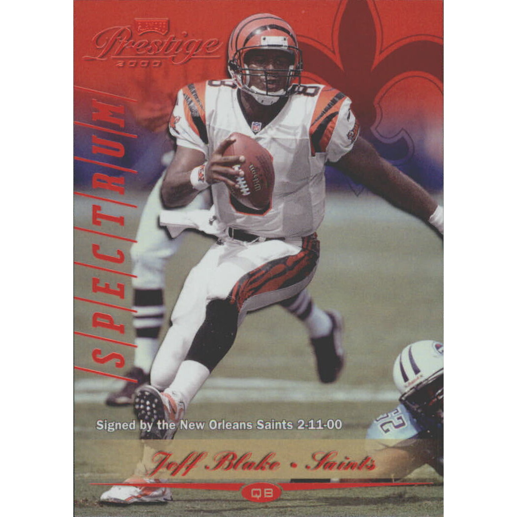 2000 Playoff Prestige Spectrum Red #123 Jeff Blake 2000 Playoff Prestige Spectrum Red #123 Jeff Blake