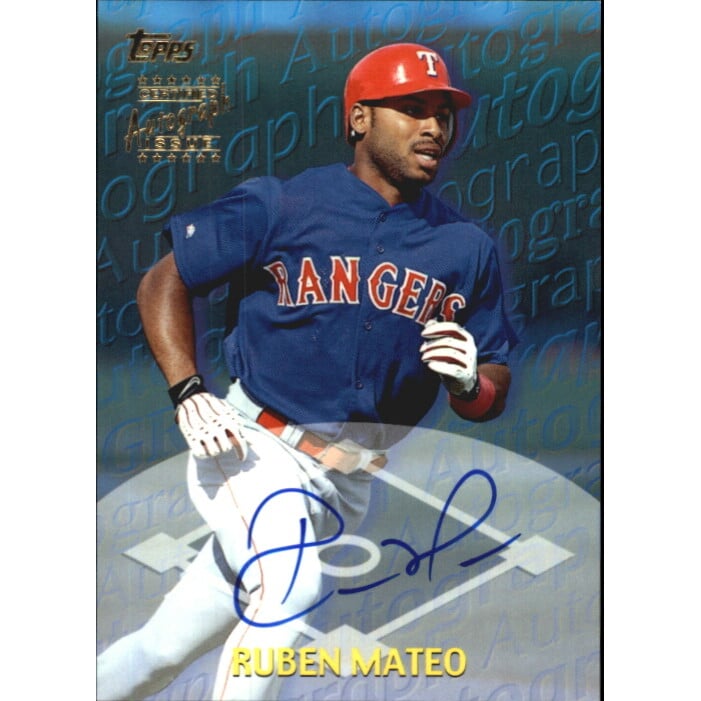 2000 Topps Autographs #TA25 Ruben Mateo D