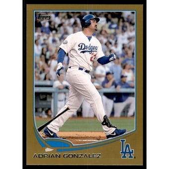 2013 Topps Mini Gold #228 Adrian Gonzalez