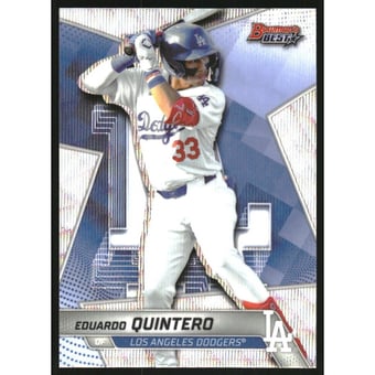 2025 Bowman's Best Top Prospects Wave Refractors #TP29 Eduardo Quintero