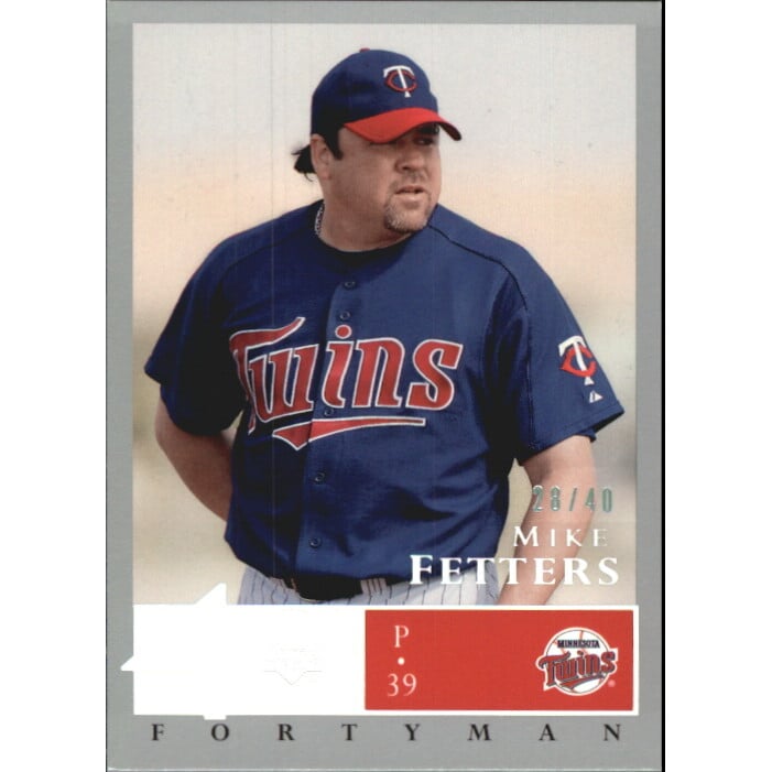 2003 Upper Deck 40-Man Rainbow #286 Mike Fetters. rookie card picture