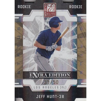 2009 Donruss Elite Extra Edition Status Gold #149 Jeff Hunt