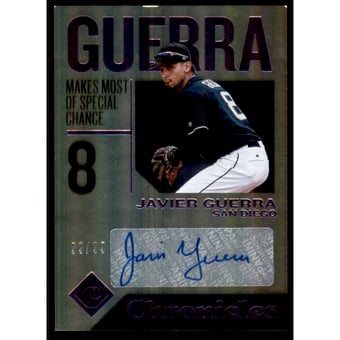 2018 Panini Chronicles Autographs Purple #CAJG Javier Guerra/99
