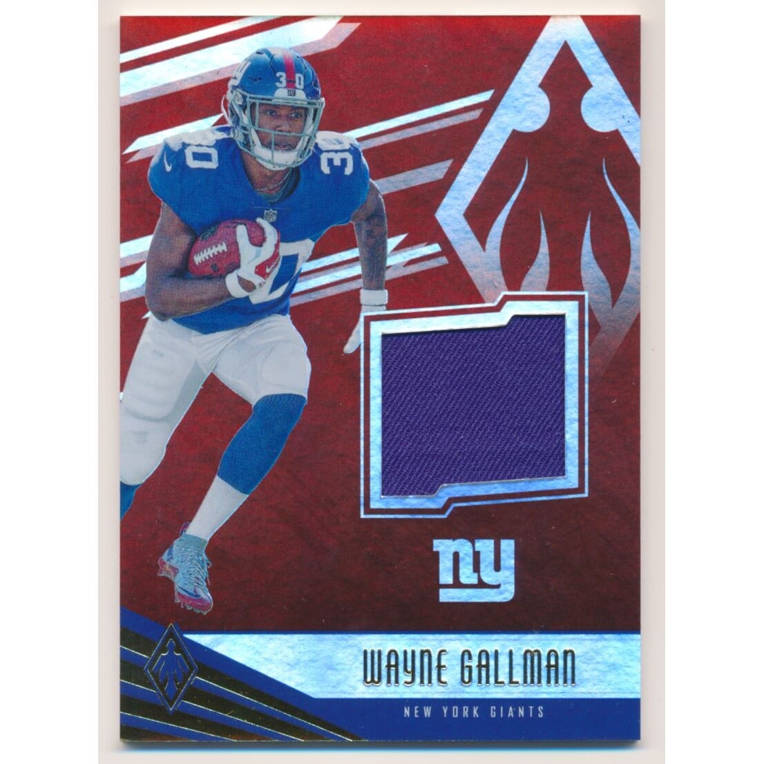 2017 Panini Phoenix Rookie Jerseys #15 Wayne Gallman. rookie card picture