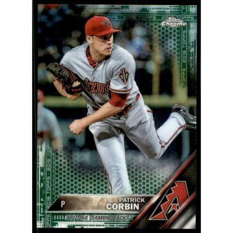 2016 Topps Chrome Green Refractors #49 Patrick Corbin