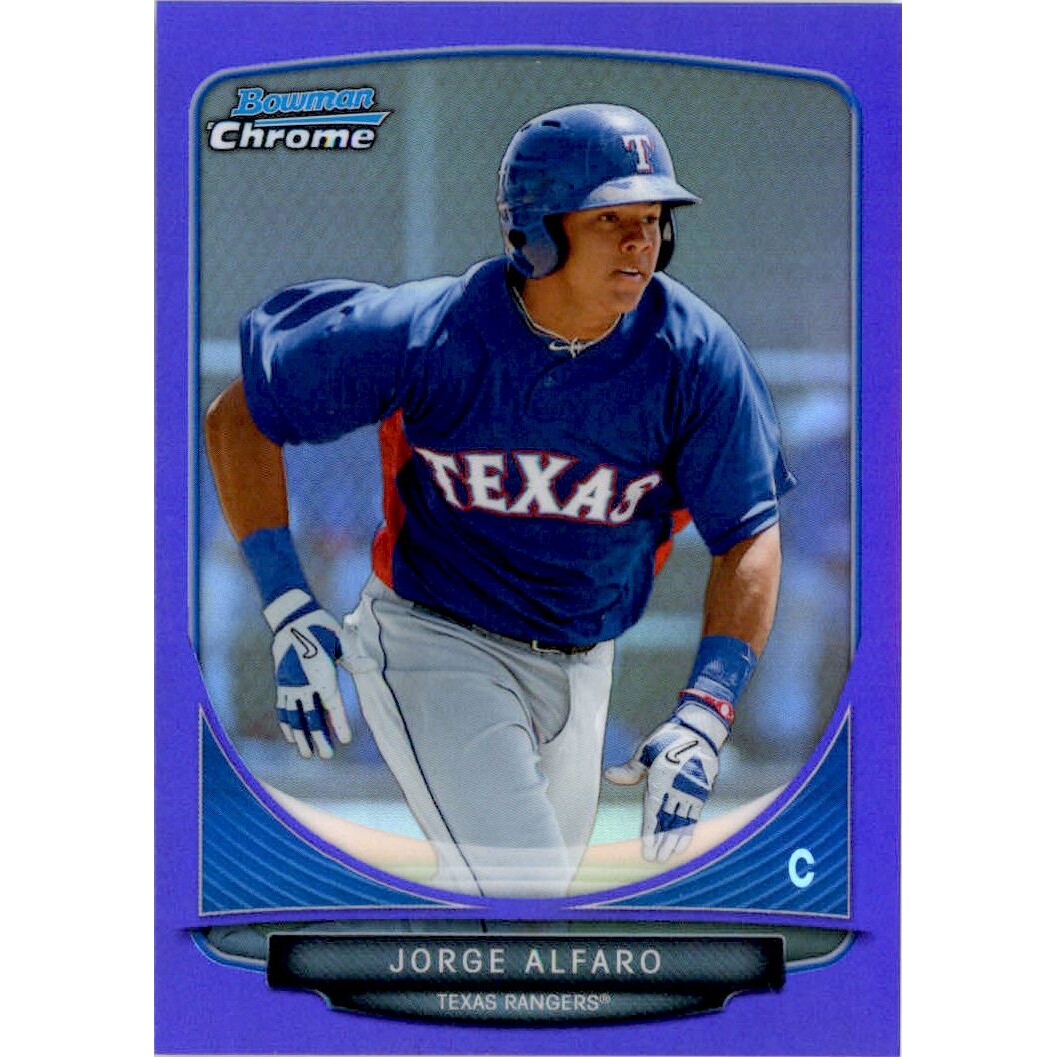 2013 Bowman Chrome Prospects Purple Refractors #BCP213 Jorge Alfaro
