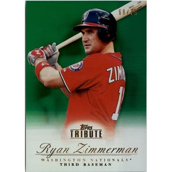 2012 Topps Tribute Green #90 Ryan Zimmerman