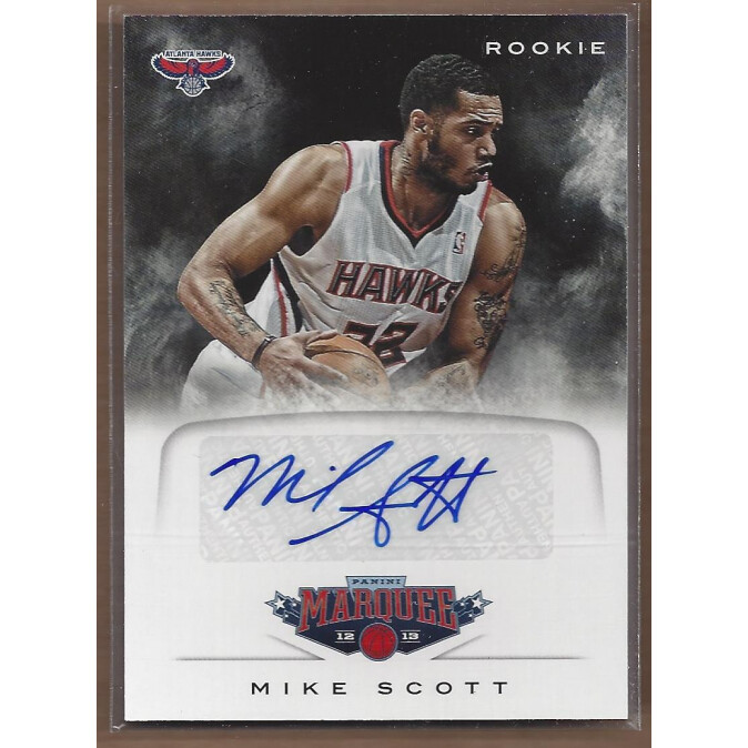 2012-13 Panini Marquee Rookie Signatures #73 Mike Scott