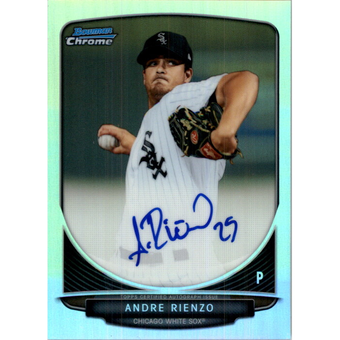 2013 Bowman Chrome Prospect Autographs Refractors #AR Andre Rienzo. rookie card picture