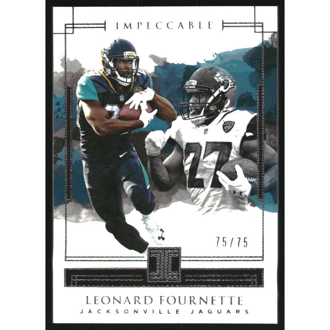 2018 Panini Impeccable #19 Leonard Fournette