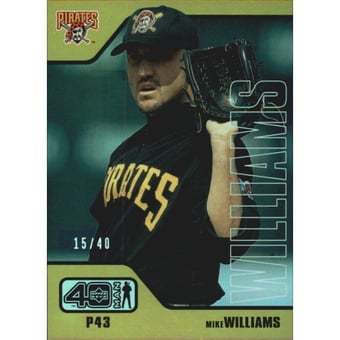 2002 Upper Deck 40-Man Electric Rainbow #922 Mike Williams