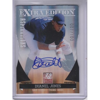 2011 Donruss Elite Extra Edition Prospects Signature Aspirations #189 Duanel Jones