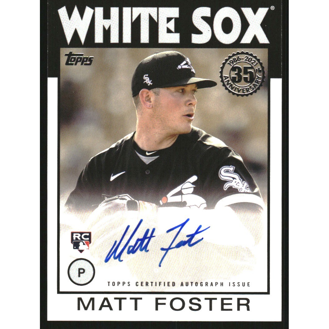 2021 Topps Update '86 Topps Autographs #86AMF Matt Foster