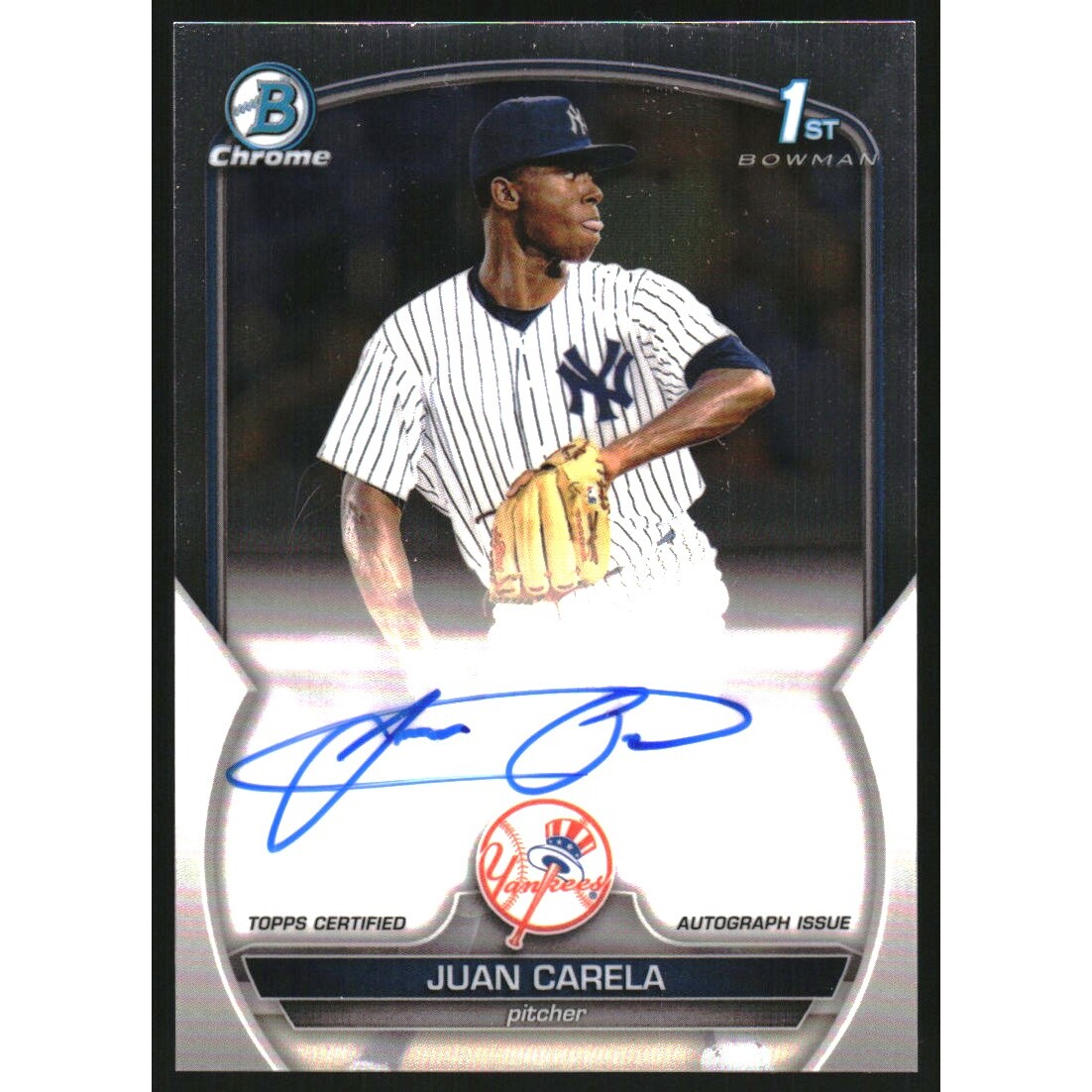 2023 Bowman Chrome Prospect Autographs #CPAJCA Juan Carela