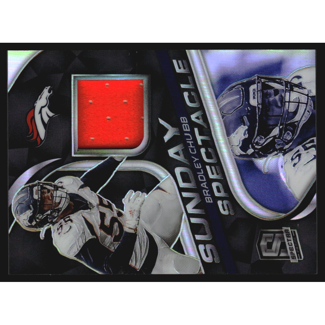 2020 Panini Spectra Sunday Spectacle Materials #26 Bradley Chubb