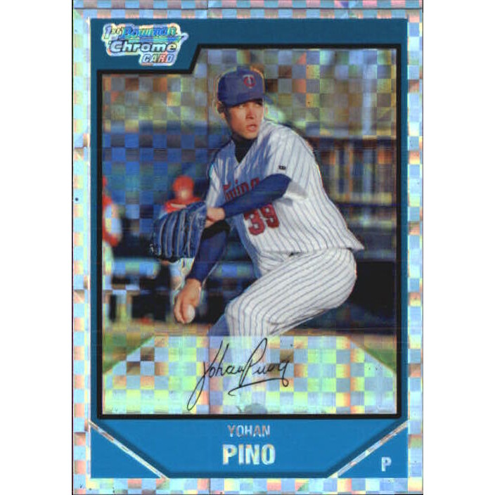 2007 Bowman Chrome Prospects X-Fractors #BC24 Yohan Pino