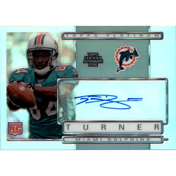 2009 Topps Platinum Rookie Autographs #138 Patrick Turner/450. rookie card picture