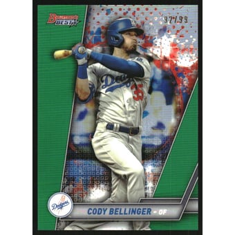 2019 Bowman's Best Green Refractors #50 Cody Bellinger
