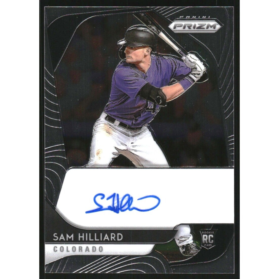 2020 Panini Prizm Rookie Autographs #16 Sam Hilliard. rookie card picture