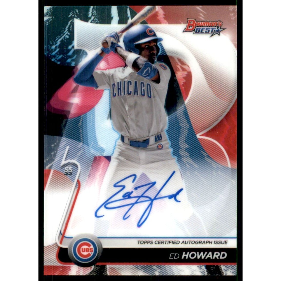 2020 Bowman's Best Best of '20 Autographs #B20EHO Ed Howard. rookie card picture