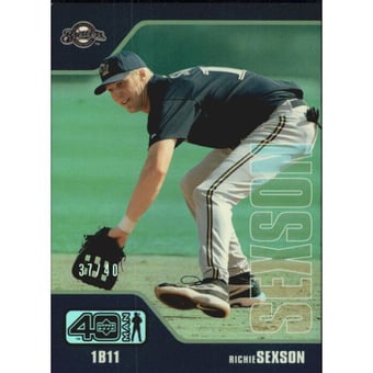 2002 Upper Deck 40-Man Electric Rainbow #528 Richie Sexson
