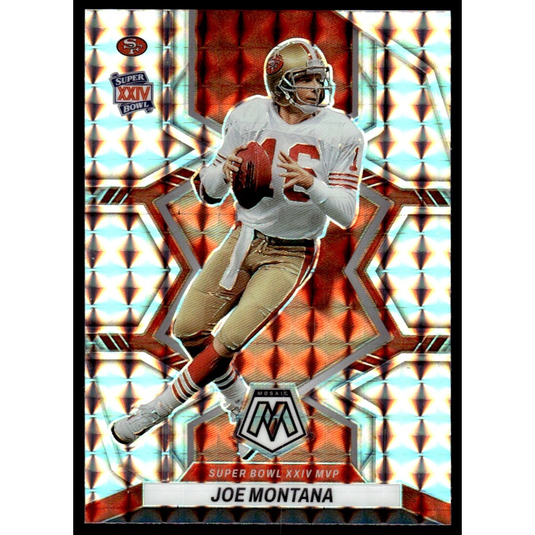 2022 Panini Mosaic Mosaic #296 Joe Montana MVP