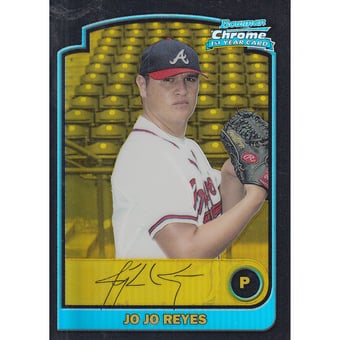 2003 Bowman Chrome Draft Gold Refractors #43 Jo Jo Reyes
