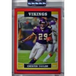 2006 Topps Chrome Red Refractors #2 Chester Taylor. rookie card picture