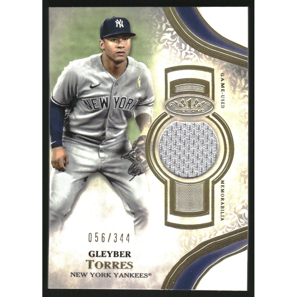 2021 Topps Tier One Relics #T1RGT Gleyber Torres/344