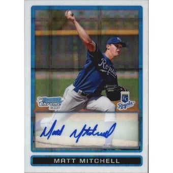 2009 Bowman Chrome Prospects X-Fractors #BCP98 Matt Mitchell AU