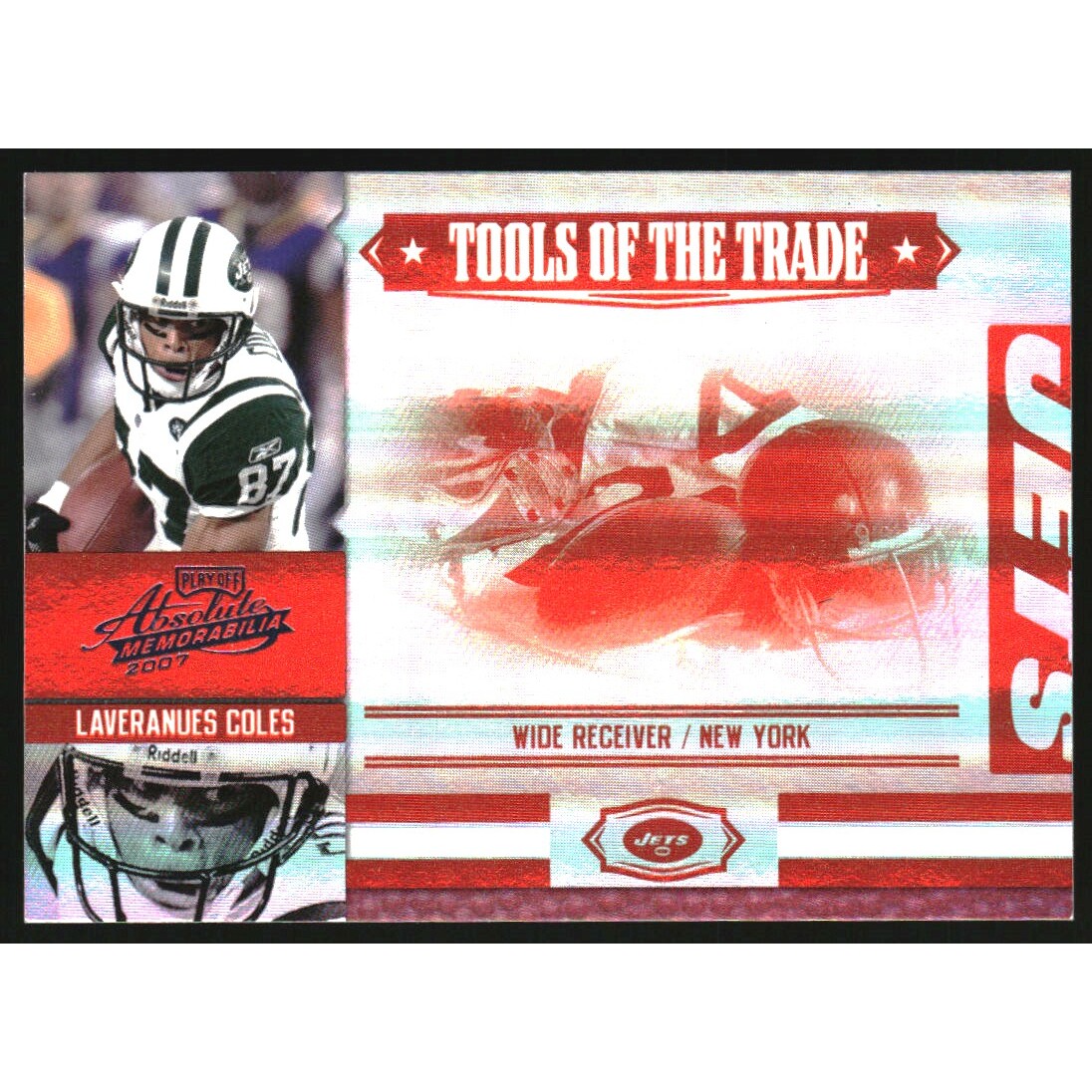 2007 Absolute Memorabilia Tools of the Trade Red Spectrum #96 Laveranues Coles