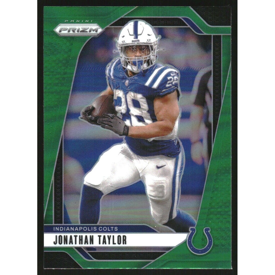2024 Panini Prizm Prizms Green #121 Jonathan Taylor. rookie card picture