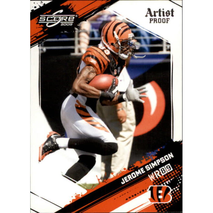 2009 Score Artist's Proof #61 Jerome Simpson