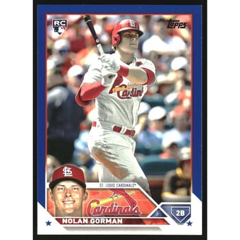 2023 Topps Royal Blue #16 Nolan Gorman