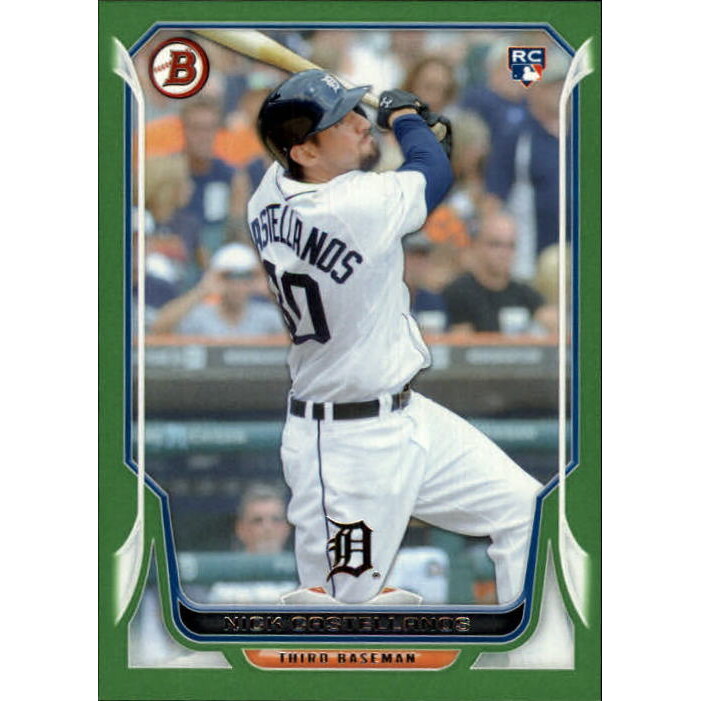 2014 Bowman Green #127 Nick Castellanos. rookie card picture