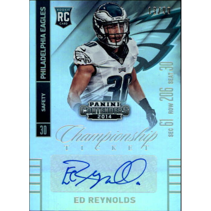 2014 Panini Contenders Championship Ticket #127A Ed Reynolds AU 2014 Panini Contenders Championship Ticket #127A Ed Reynolds AU