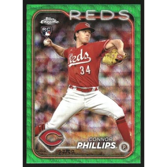 2024 Topps Chrome Green Wave Refractors #20 Connor Phillips