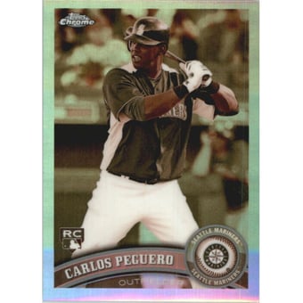 2011 Topps Chrome Sepia Refractors #219 Carlos Peguero