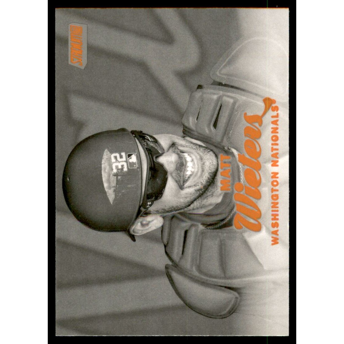 2017 Stadium Club Black and White Orange Foil #90 Matt Wieters