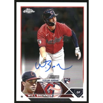 2023 Topps Chrome Rookie Autographs #RAWBR Will Brennan