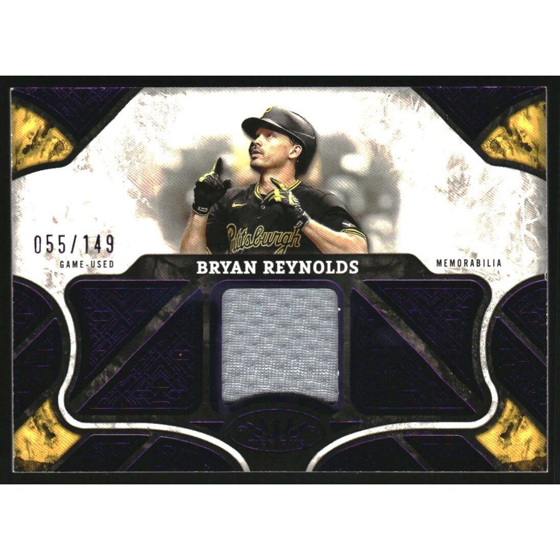 2025 Topps Tier One Relics Purple Foil #T1RBR Bryan Reynolds