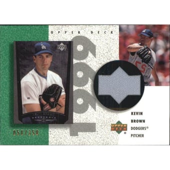 2002 UD Authentics Reverse Negative Jerseys 350 #RKB Kevin Brown