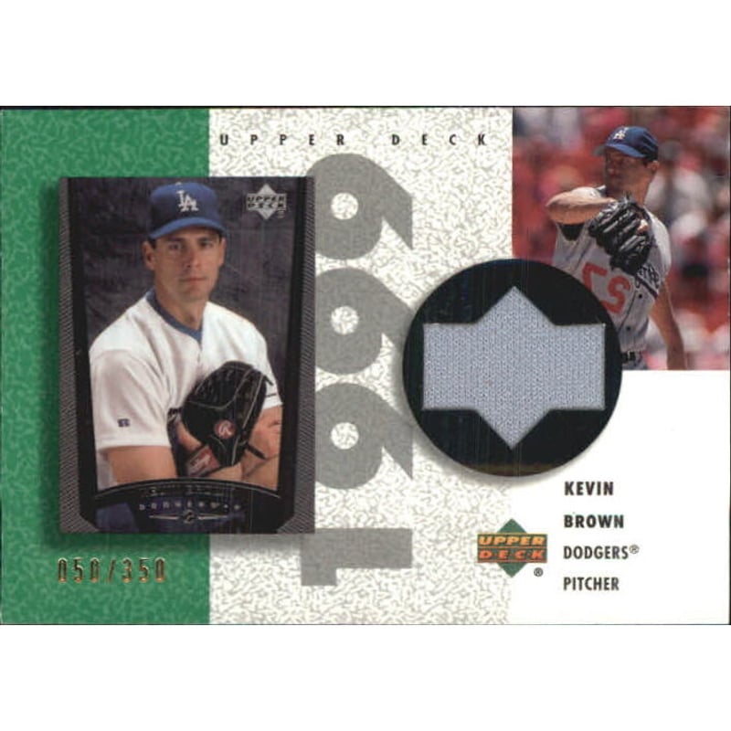 2002 UD Authentics Reverse Negative Jerseys 350 #RKB Kevin Brown