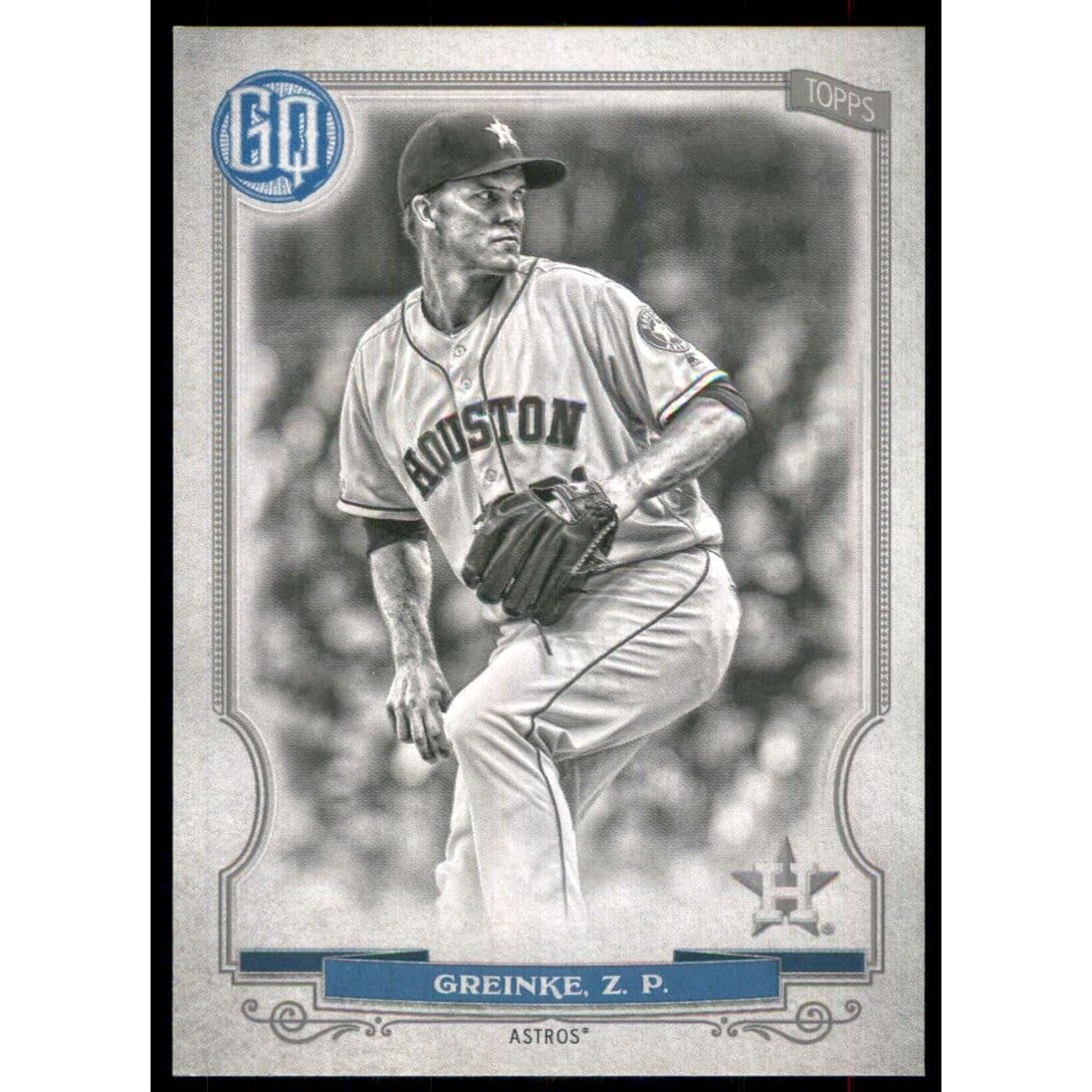 2020 Topps Gypsy Queen Black and White #7 Zack Greinke. rookie card picture