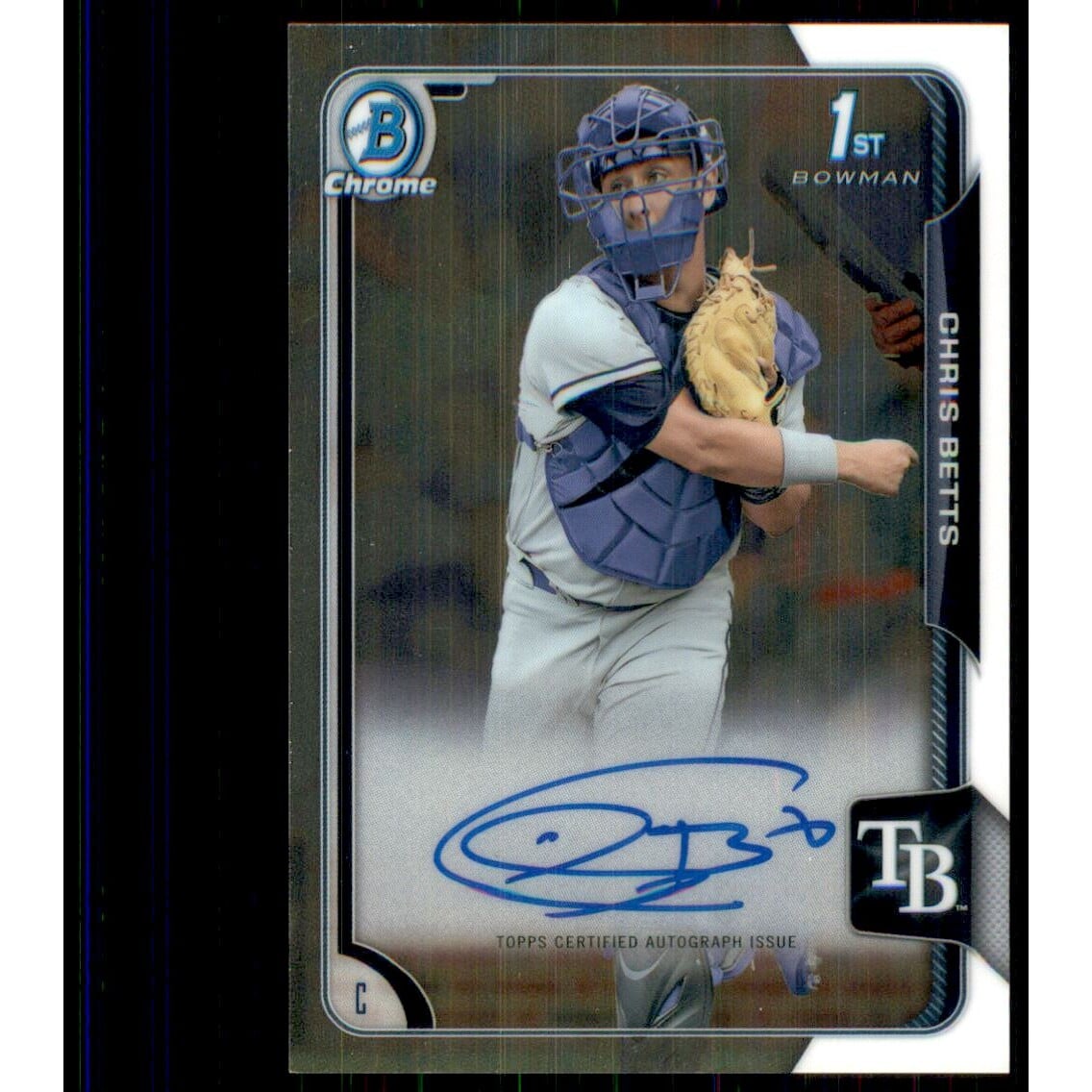 2015 Bowman Chrome Draft Draft Pick Autographs #BCACB Chris Betts. rookie card picture