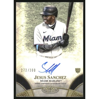 2021 Topps Tier One Break Out Autographs #BOAJS Jesus Sanchez/300