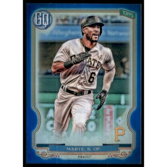 2020 Topps Gypsy Queen Chrome Box Toppers Blue Refractors #218 Starling Marte
