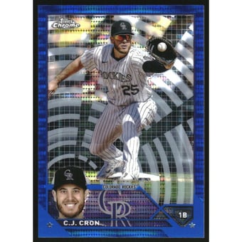 2023 Topps Chrome Blue Sonar Refractors #160 C.J. Cron