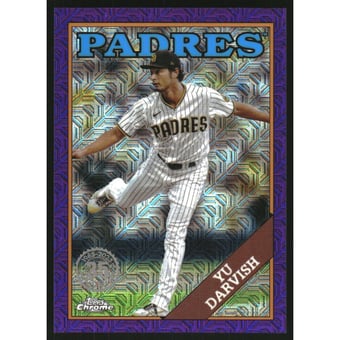 2023 Topps Update '88 Topps Silver Pack Chrome Purple Refractors #T88CU67 Yu Darvish
