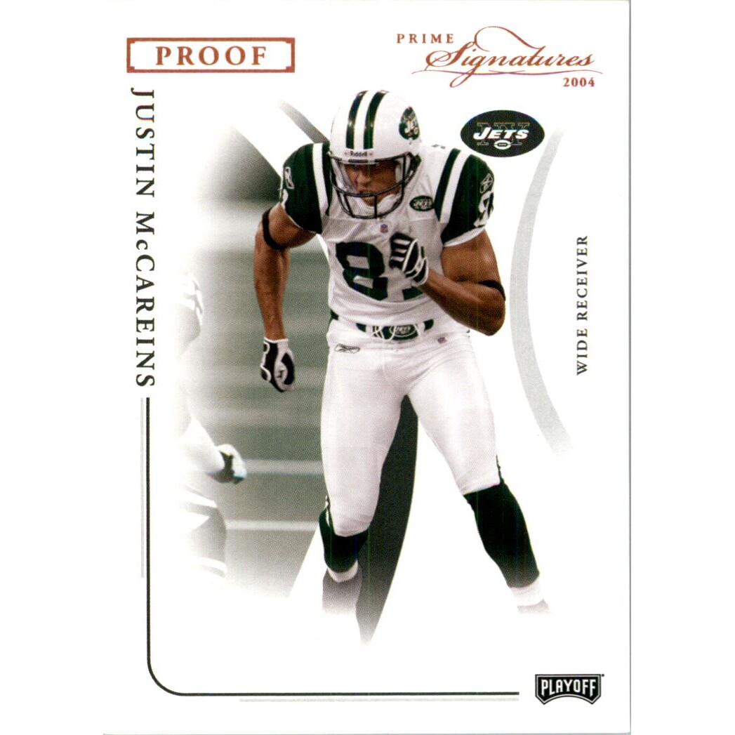 2004 Playoff Prime Signatures Bronze Proofs #68 Justin McCareins